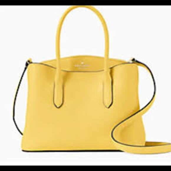 kate spade Handbags - KATE SPADE Margaux Satchel Purse in Daybreak Yellow Crossbody